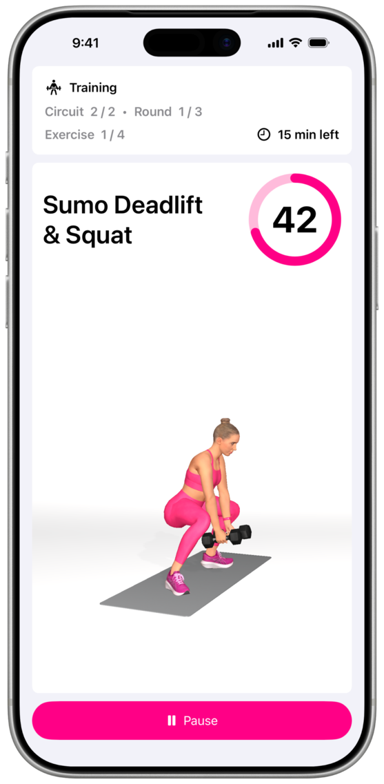 400+ Exercises with motion capture